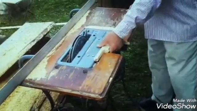 Циркулярка из старого швейного стола