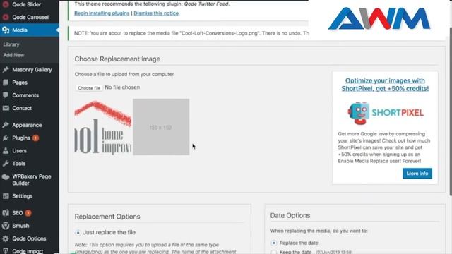 How to Change Pictures on a WordPress Website | American Webs Master