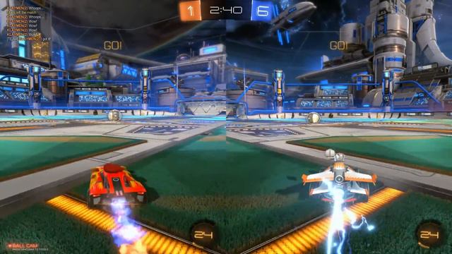 rocket league split screen PC - Part 2!