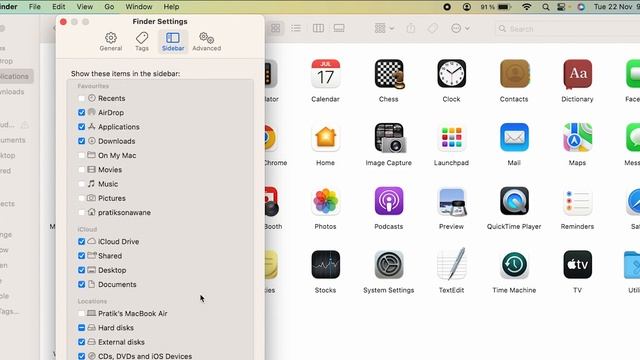 How to Add Favorites in Finder on Macbook Air / Pro or iMac