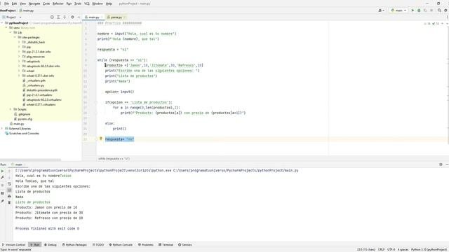 Curso Python 2022 - Guia para aprender python  Capitulo 10 Primera practica en Python
