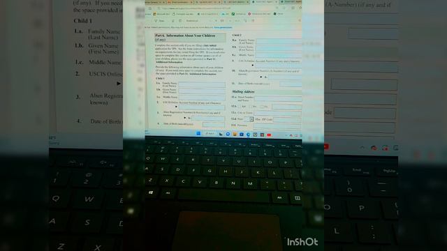 Заповнення паперовоі форми TPS. I-821 форма. #tps #ю4ю  #u4u