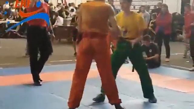 Григорян-Кравец раунд 1-3 ТУЙШОУ 05.12-15. Чемпионат Европы по кунгфу, Львів Україна