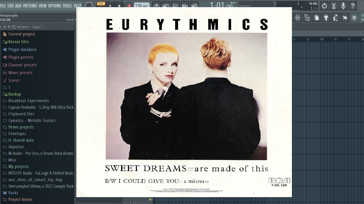 Музыка из твоего телефона Eurythmics - Sweet Dreams (Are Made of This) FL Studio