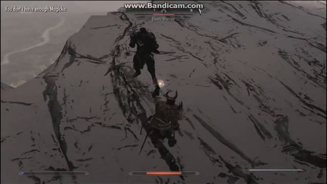 Skyrim Ebony Warrior on Legendary Difficulty: Balanced Character