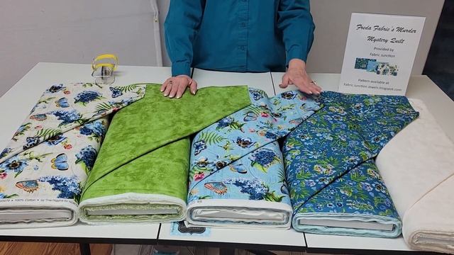 Freda Fabric's Murder Mystery Quilt.