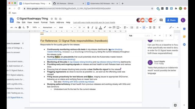 Kubernetes SIG Release 20201006