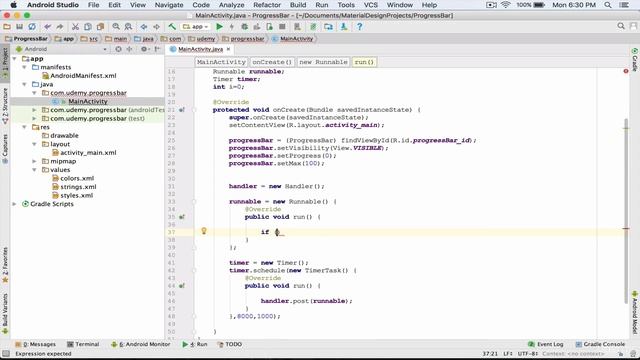 46. Create a Linear Progress Bar