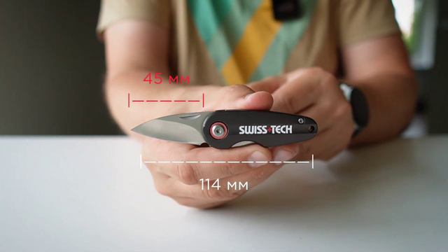Все по-взрослому! Обзор маленького складного ножа-распаковщика от бренда #Swisstech #нож #edc