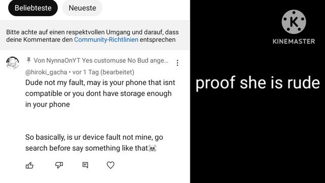exposing @HirokiGamipleis aka owner of gacha dreamz mod (SHE IS RUDE)