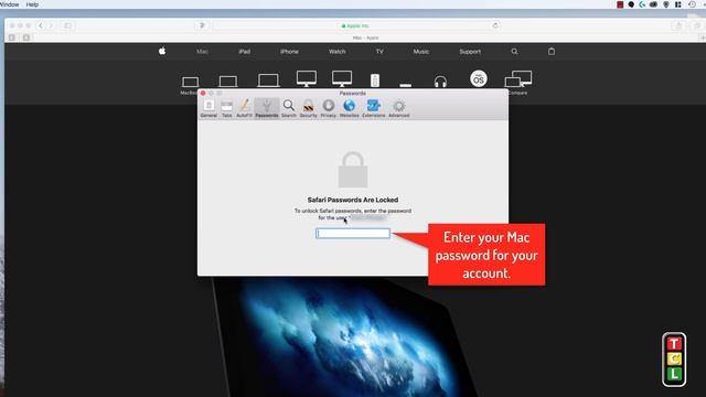 How to view blanked out Passwords in Safari on your Mac.
