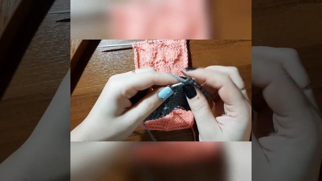 Узор РАКУШКА или Листочек спицами