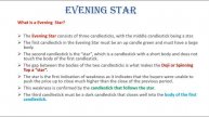 Candle Stick Pattern || Morning Star || Evening Star