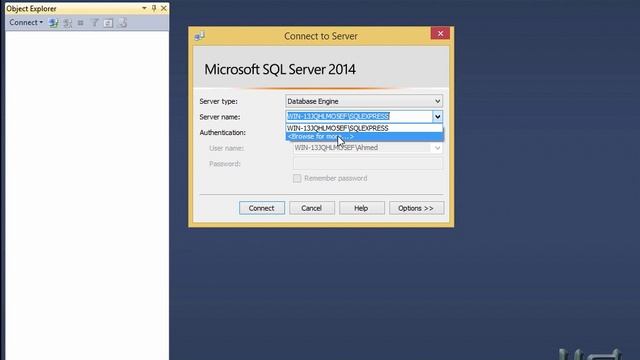 حل مشكلة السيكوال SQL Server (A network-related Error: 26)