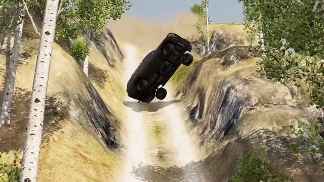 Top 10 Moments of Cars vs Hill Climb - BeamNG.Drive