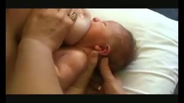 Dr. Jack Newman - Baby 28 Hours Old Assisted Latching