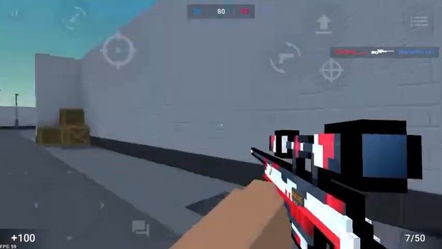 BLOCK STRIKE GAMEPLAY ON IOS  AWP MODE 2