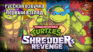 Первый взгляд 📜 Teenage Mutant Ninja Turtles: Shredder's Revenge (2022)