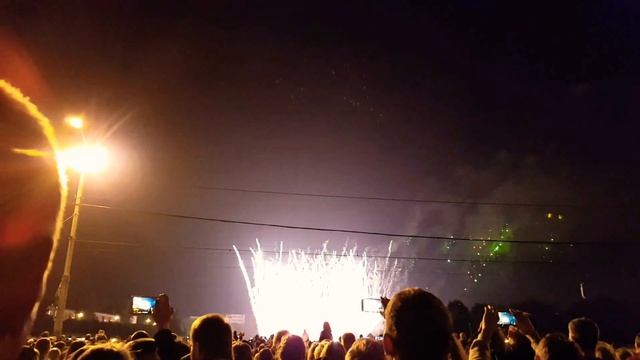 Салют в Калининграде день города Salute in Kaliningrad
