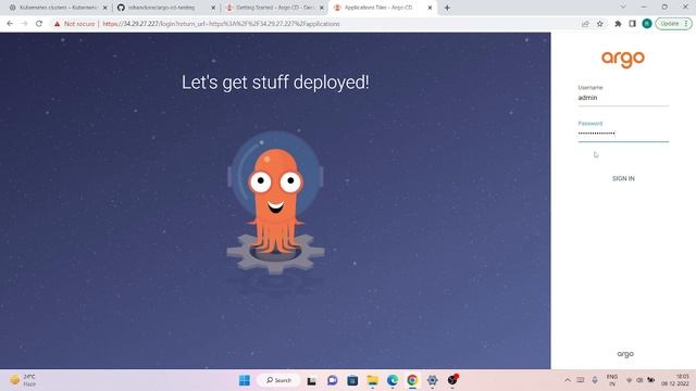 Installing ArgoCD on Google Kubernetes Engine in Google Cloud (GCP) in Hindi.