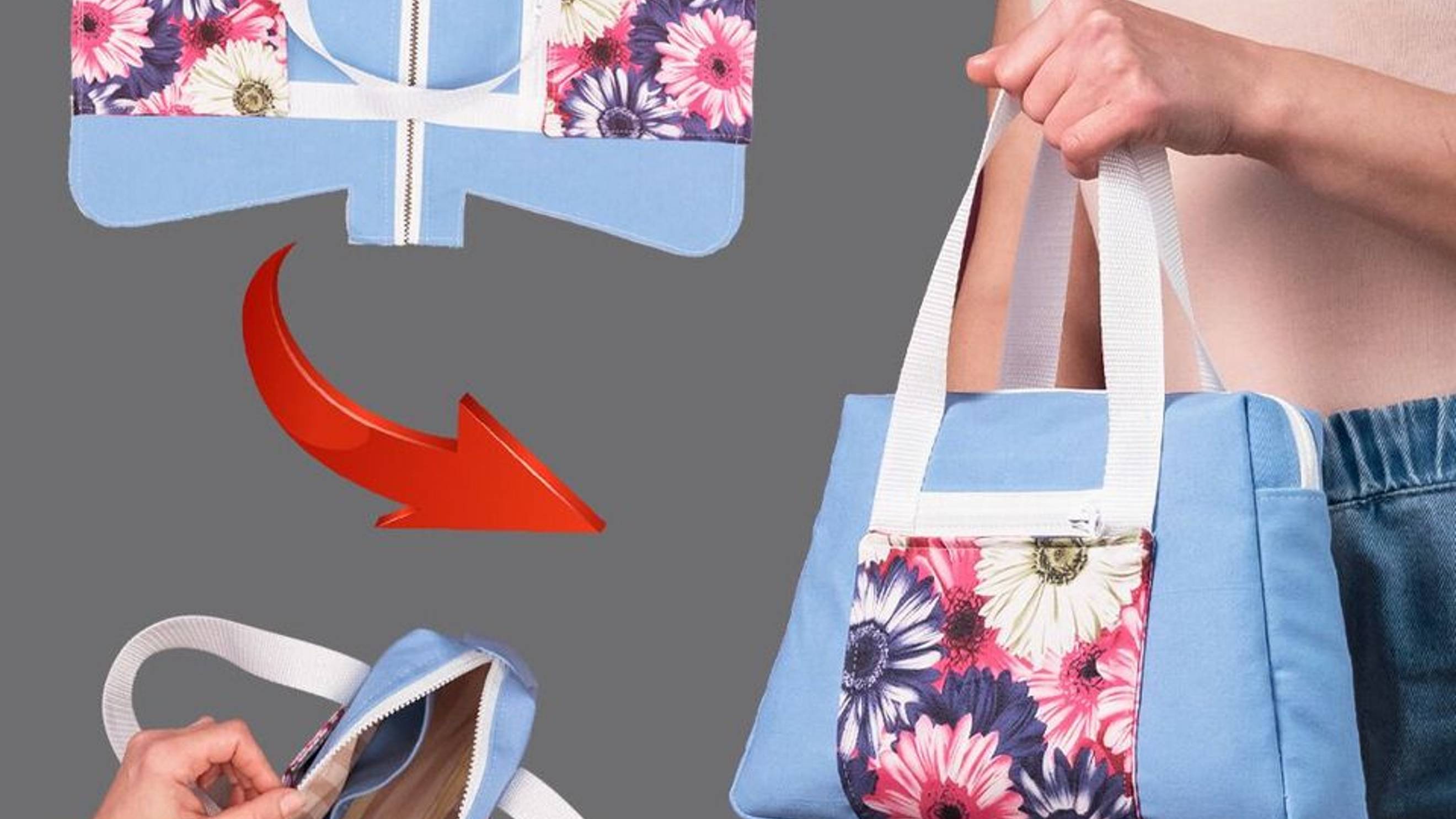 Как сшить стильную сумку самым простым способом