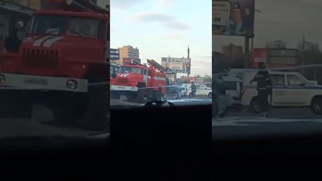 Ул. Березка сгорело авто