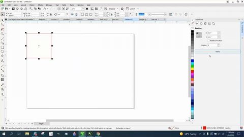 Corel Draw Tips & Tricks Transform docker POSITION Part 3