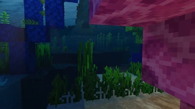 Minecraft underwater with Project LUMA shader! (kinda laggy)