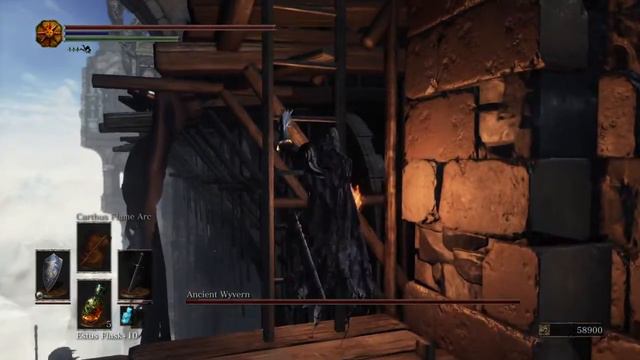 Dark Souls III - Ancient wyvern suicide