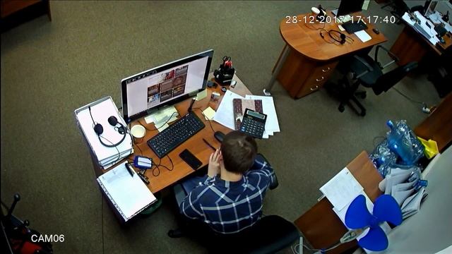 Камера AVC-9100 видеонаблюдения в офисе #3