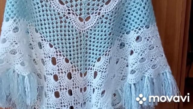 СП "Шальной" сезон 2. Мой скромный итог, шаль крючком.
