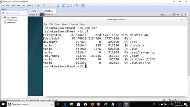simple and navigation commands linux lesson 01