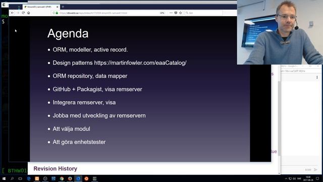 Föreläsning ramverk1 kmom05 (webbtvåor)