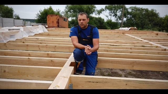 Обвязка ФАХВЕРКА. Всё про клеенный брус. Первые результаты строительства.  Мой дом 5