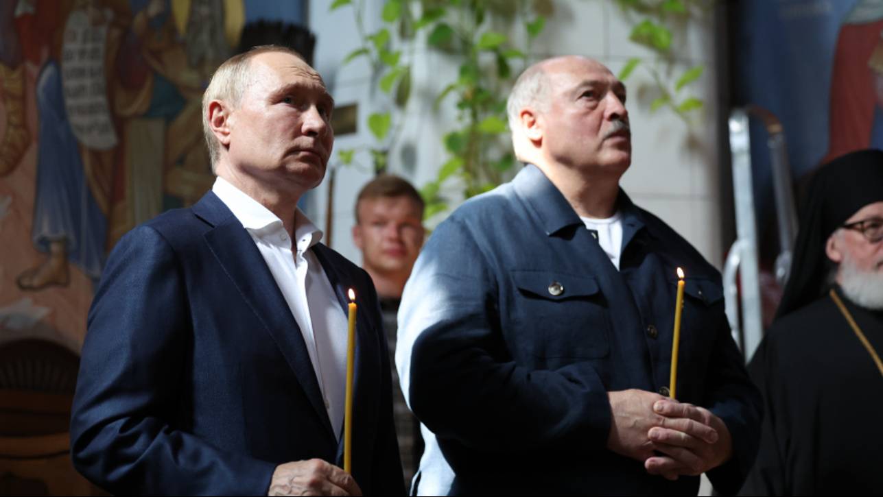 В святых местах: как прошла встреча Путина и Лукашенко на Валааме