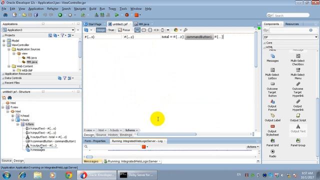 web application JSF servlet java 74.5 part 13