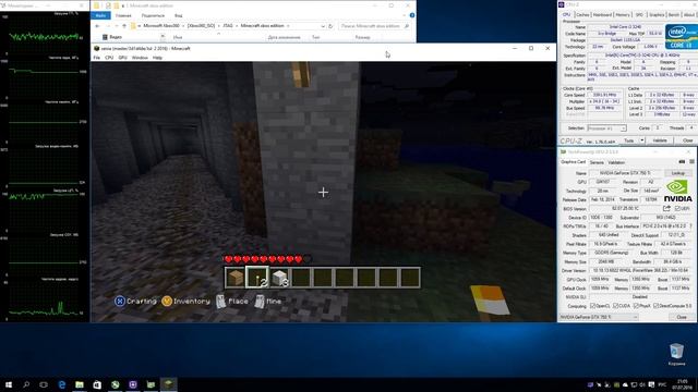 XENIA Xbox 360 Emulator - Minecraft Xbox360 Edition (2012). Ingame. OpenGL.Test #2