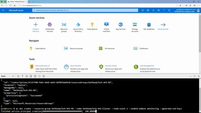 Get Rowdy Tech - EP1 - Azure Kubernetes Service Deployment