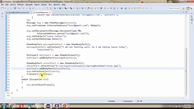 Sending Email with Attachments in Spring Boot | Spring Boot Email Tutorial: Sending Attachments