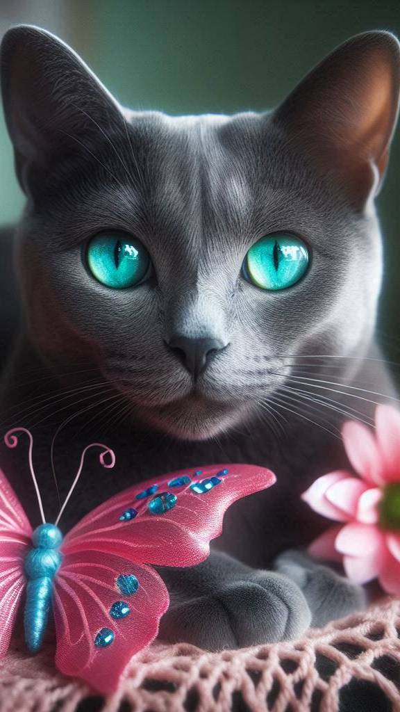 Милый котенок Дорофей породы Русская голубая кошка 🦋💖
