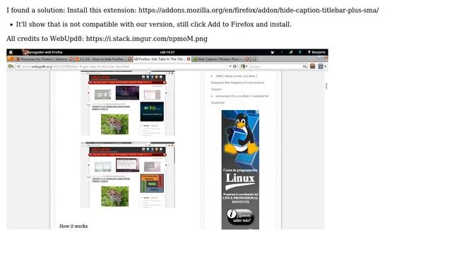 Ubuntu: How to hide Firefox titlebar in Gnome Shell? (6 Solutions!!)