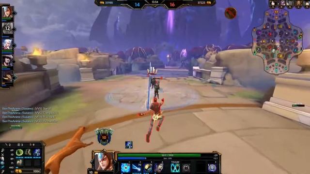 BEING A SUPPORT IS TOUGH WITH A BAD TEAM | Erlang Shen Support - SMITE Ranked Conquest