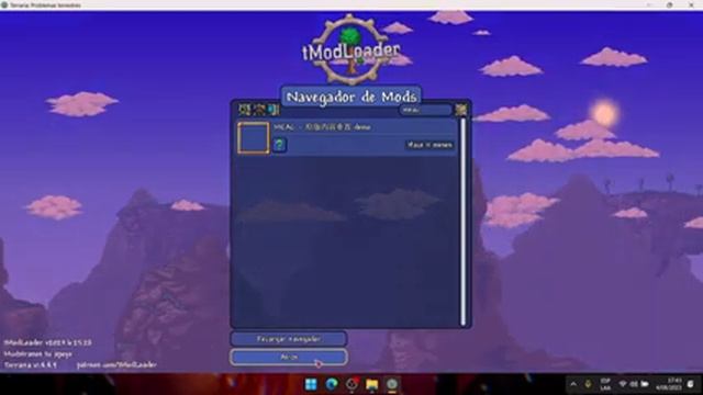 *TUTORIAL* TmodLoader para la 1.4.4.9!!! TmodLoader. 2023 (P.5, Solución!!!)