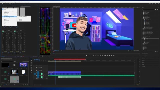 PREMIERE PRO. РАБОТА С АУДИО. № 9