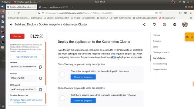 Build and Deploy a Docker Image to a Kubernetes Cluster GSP304 | JuaraGCP Quest
