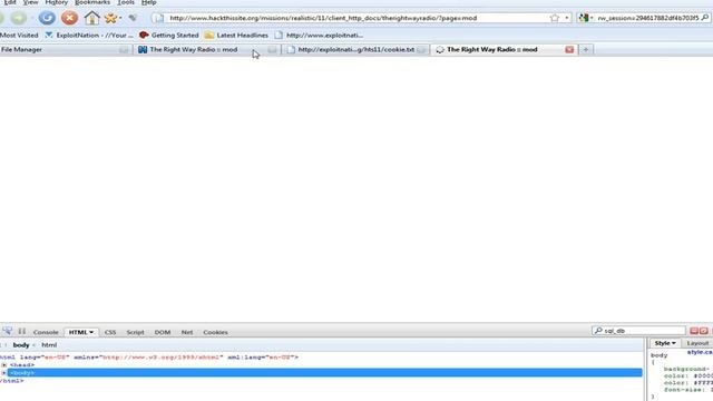 Hack This Site - Realistic 11 Tutorial Part 2 of 2