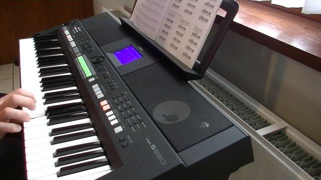 one moment in time whitney houston on yamaha psr-s650