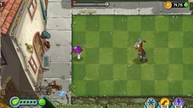 обзор растения трусливый гриб plants vs zombies 2 pvz2 pvz