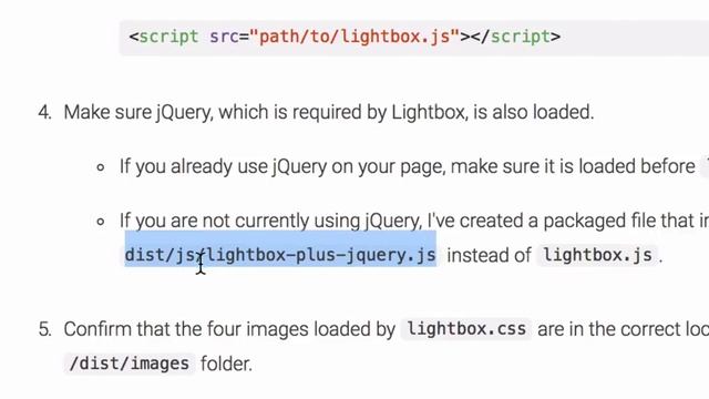 Creating a Lightbox gallery part two: Adding code