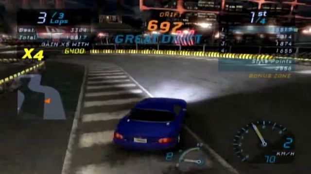 Need For Speed Underground - Mazda MX5 Gameplay